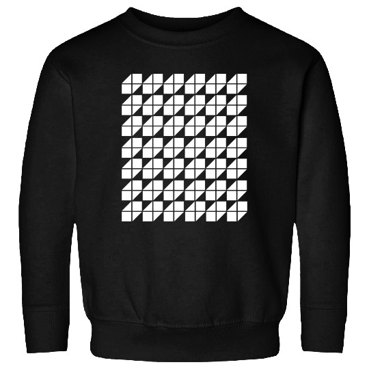 geometric minimal pattern design Sweatshirts
