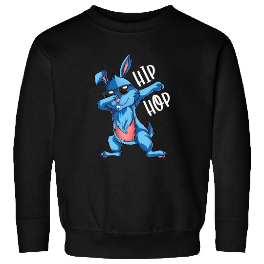 Hip Hop Dabbing Bunny Easter Day Sweatshirts