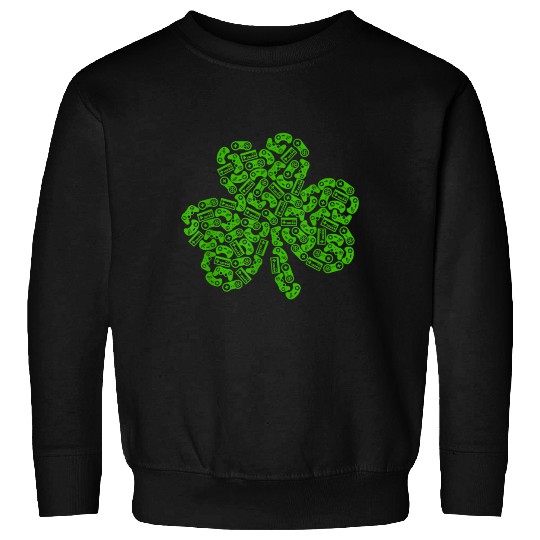 Gamer Game Shamrock St Patricks Day Irish Sweatshirts