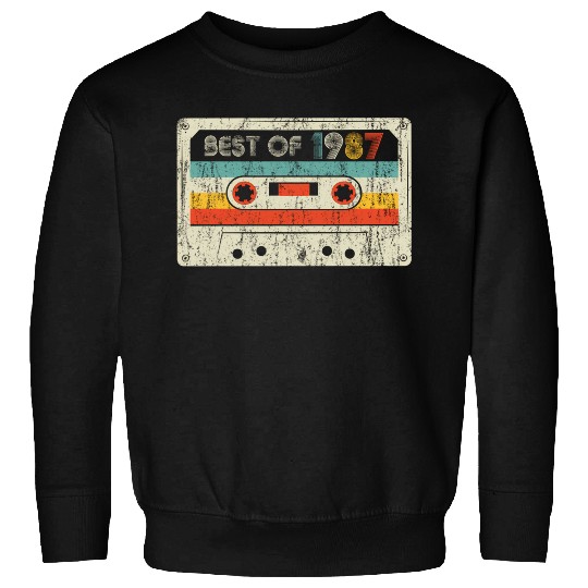 33rd Best Of 1987 Cassette Tape Sweatshirts