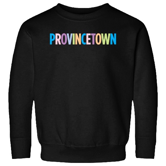 Provincetown Massachusetts Colorful Vacation Sweatshirts