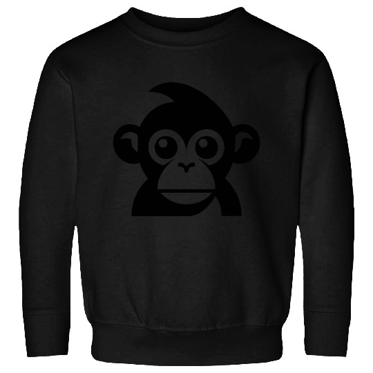 Ape Face Apes Apelike Jungle Primate Sweatshirts