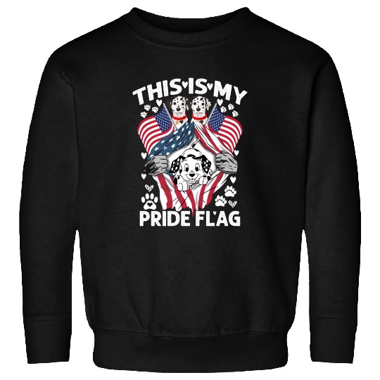 Dalmatian Pride Flag Sweatshirts