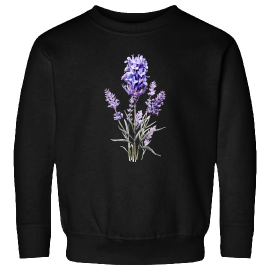 Lavender Flower Sweatshirts