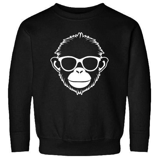 Ape Face Apes Apelike Jungle Primate Sweatshirts