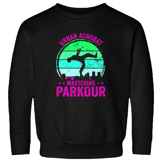 Parkour, Freerunning, Street Workout Acrobatic Sweatshirts