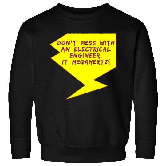 Lightning Bolt Electrical Engineer girl Sweatshirts
