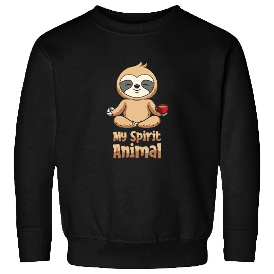 Sloth Cute Sloth Sunflower Sweatshirts