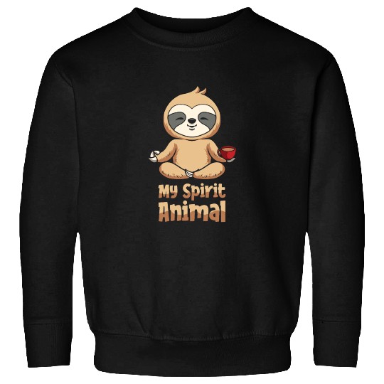Sloth Cute Sloth Sunflower Sweatshirts
