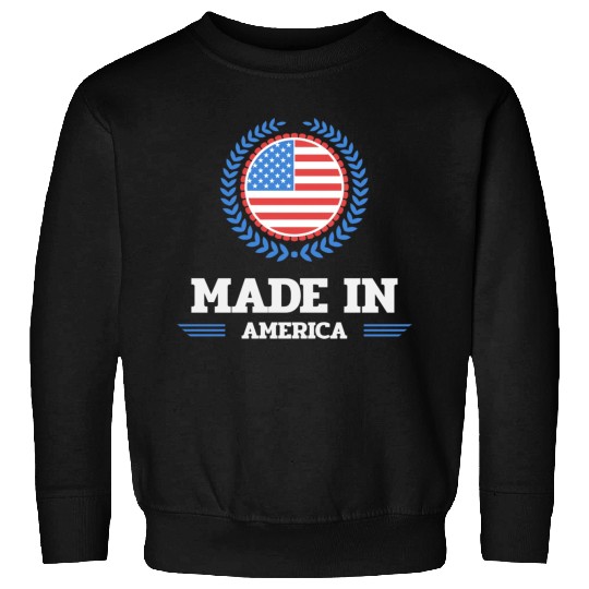 made in america red girl love Sweatshirts
