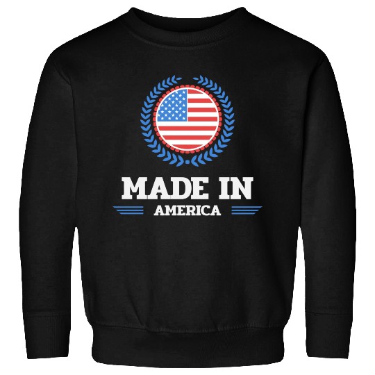 made in america red girl love Sweatshirts