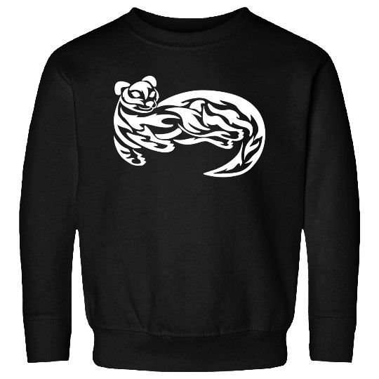 Tribal Otter Tattoo Sweatshirts