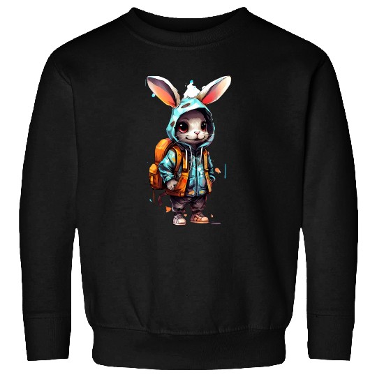 Cute Rabbit Cartoon Sweatshirts