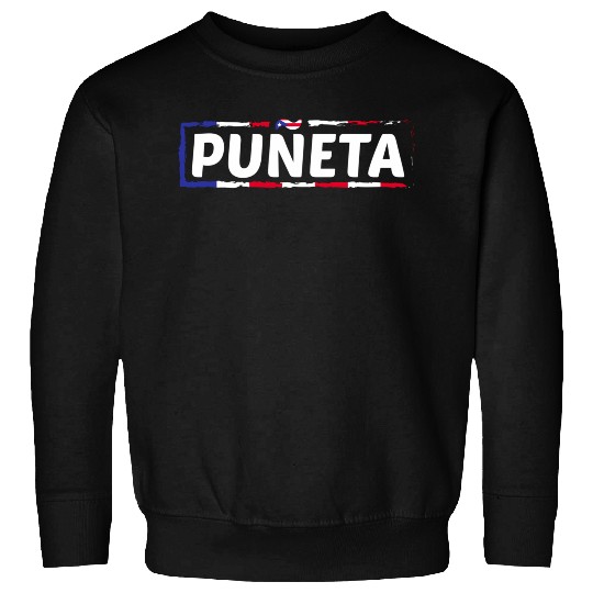 Patriotic Puerto Rico Puneta Flag Sweatshirts
