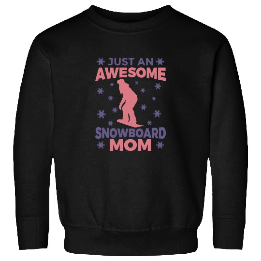 Snowboarding Mom Sweatshirts