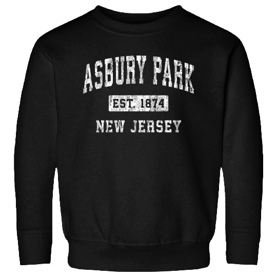 Asbury Park New Jersey Nj Established Sports Sweatshirts
