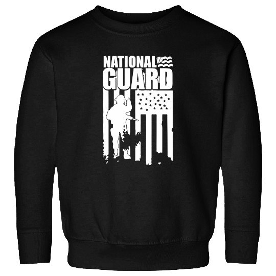 American Flag National Guard National Guard Sweatshirts