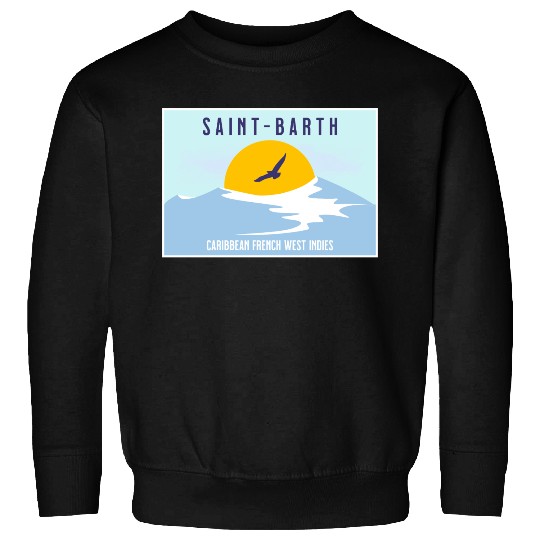 Saint Bartheleny French Caribbean Sea Sweatshirts