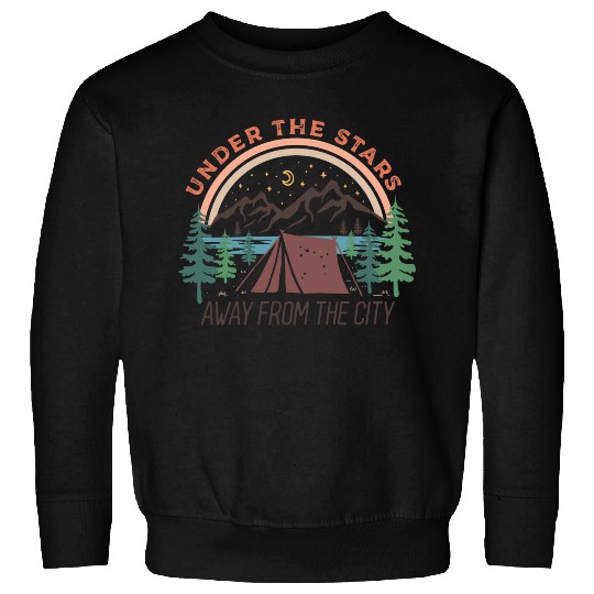 Camping Gifts Happy Camper Campsite Scout Lovers Sweatshirts
