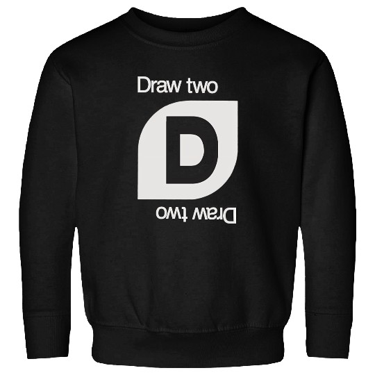 Uno Draw Two Card Sweatshirts