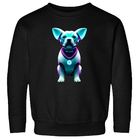 Futuristic robot dog Sweatshirts