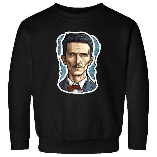 Nikola Tesla Physics Nerd Geek Sweatshirts
