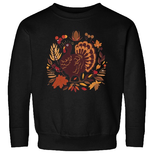Turkeys, Harvest, and Gratitude Sweatshirts