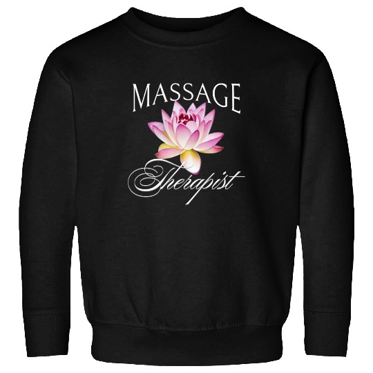 Massage Therapist Masseuse Lotus Blossom Sweatshirts