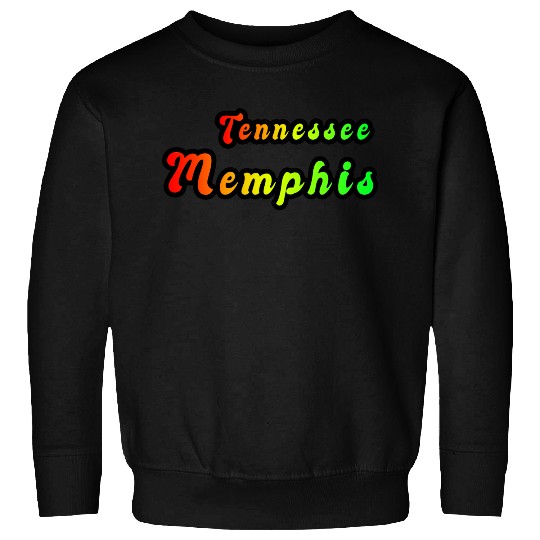 Memphis Tennessee rainbow design Sweatshirts