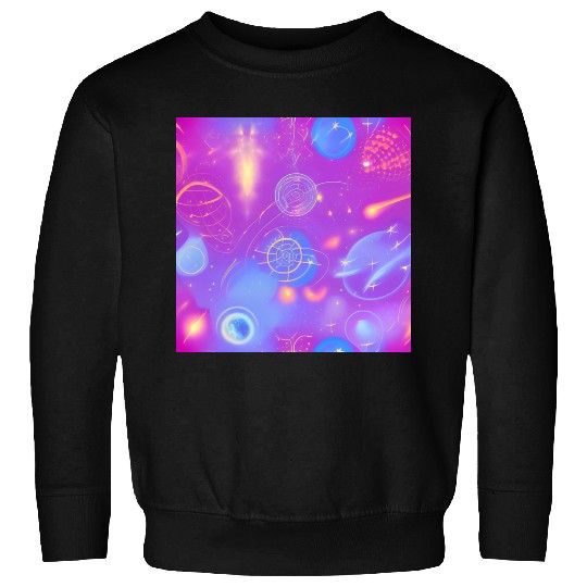 galaxy nebula draw abstract Sweatshirts