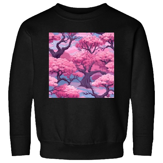 Anime Euphoria: Fantasy Cherry Blossom Dreamscape Sweatshirts