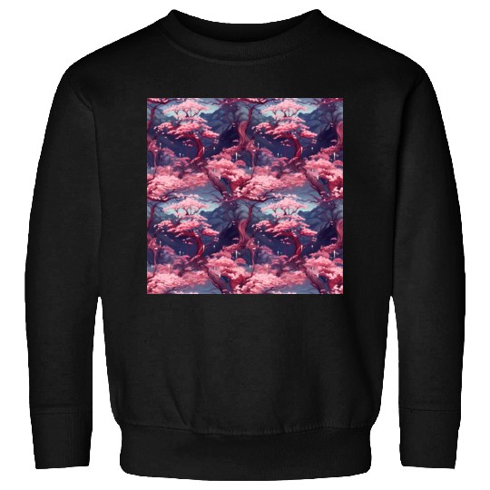 Anime Euphoria: Fantasy Cherry Blossom Dreamscape Sweatshirts