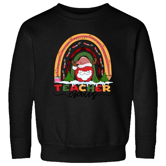Christmas Teacher Santa Claus Sweatshirts