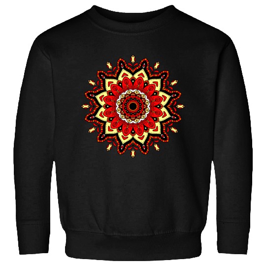 Colorful Mandala Pattern Modern 4 Sweatshirts