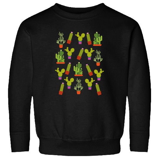 Cactus Succulent Plants Nature Colorful Aztec Sweatshirts