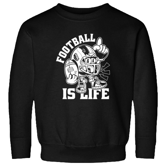 Football Is Life American Football Lover Game Day Sweatshirts