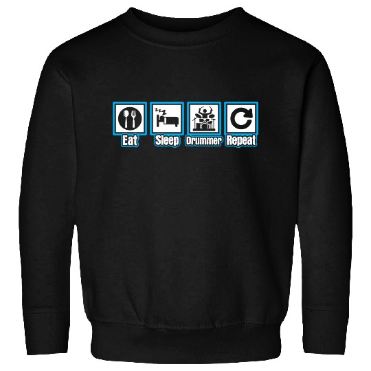 Eat Sleep Drummer Repeat Sweatshirts