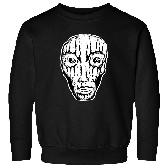 Native Stripper - White Cutout - Black Drawing Sweatshirts