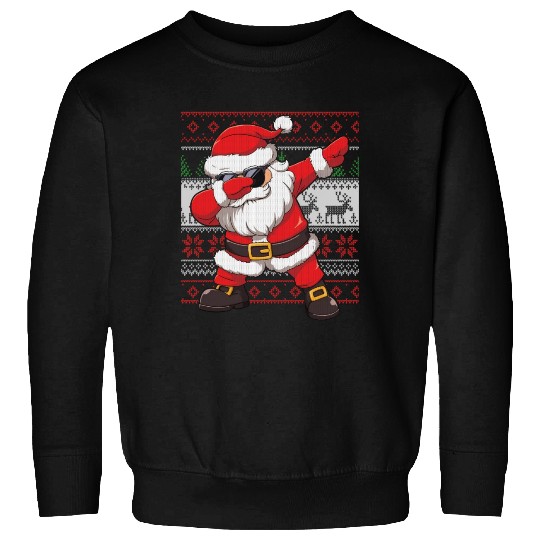 Dabbing Santa Funn Ugly Sweatshirts