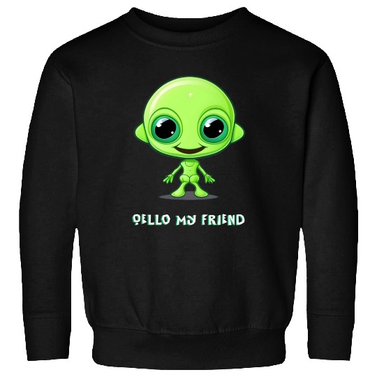 Cute alien Sweatshirts
