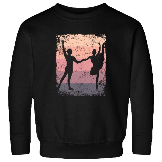Ballet Dance Couple Vintage Ballerina Sweatshirts