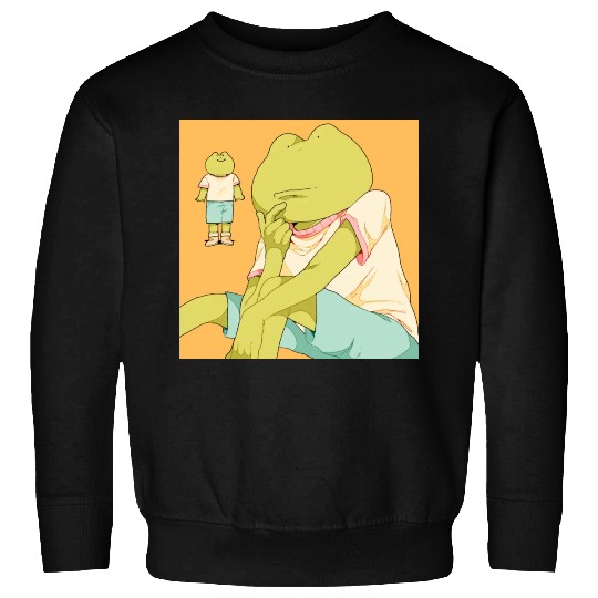 Green Frog Friends Sweatshirts
