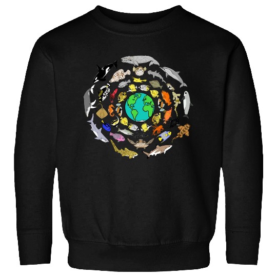 World Oceans Day Sea Life Sweatshirts
