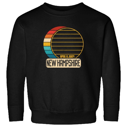 Total Solar Eclipse New Hampshire April 28 2024 Sweatshirts