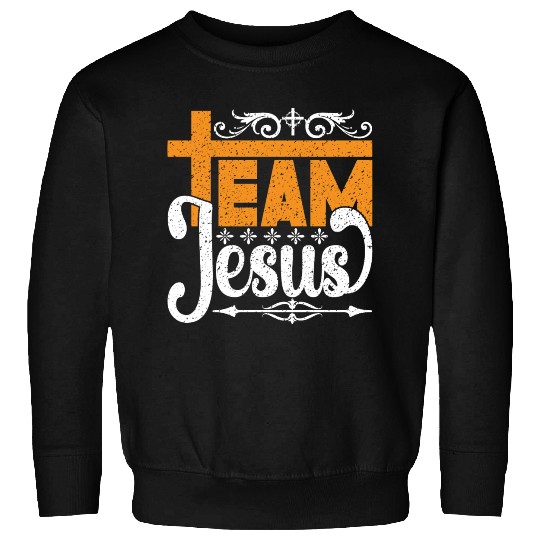 Team Jesus Love Jesus Christian Christmas Sweatshirts