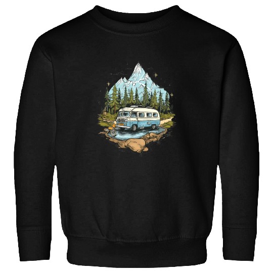 camping, nature, independent, gift Sweatshirts