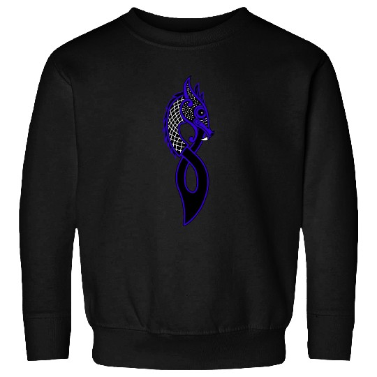 Jormungand dragon blue Sweatshirts