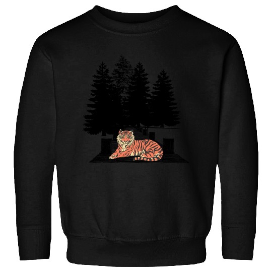 tiger in the forest Sweatshirts