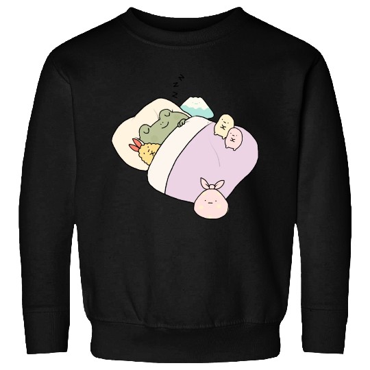 Sleepy Frog With Friends Sweatshirts