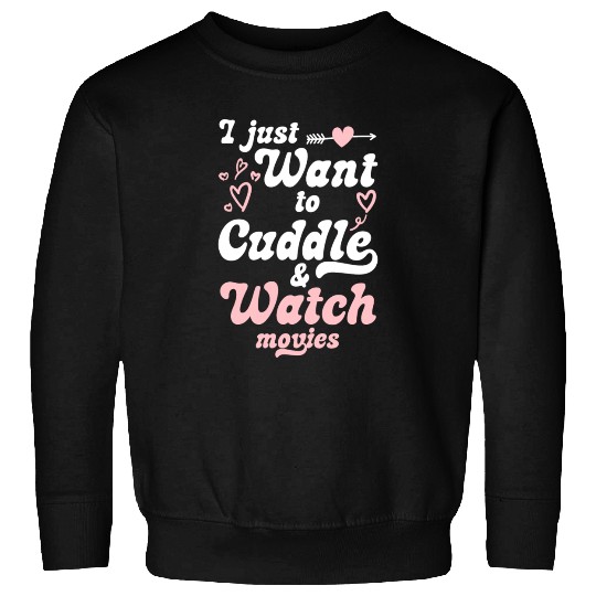 Snuggling Heart Sweet Girlfriend Sweatshirts